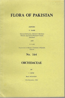 Image for FLORA OF PAKISTAN. Number 164 - ORCHIDACEAE