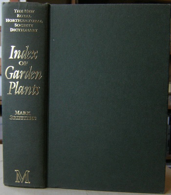 Image for Index of Garden Plants (The New Royal Horticultural Society Dictionary)