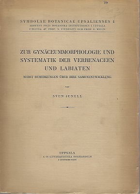Image for Zur Gynaceummorphologie Und Systematik Der Verbenaceen Und Labiaten Nebst Bemerkungen Uber Ihre Samenentwicklung