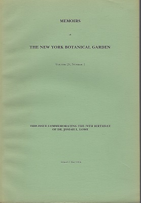 Image for Memoirs of the New York Botanical Garden