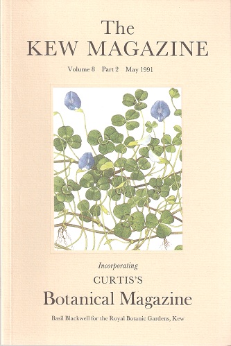 Image for The Kew Magazine, Volume 8 Part 2. (Curtis's Botanical Magazine] (Curtis). Includes articles on Bromeliads and Nepenthes