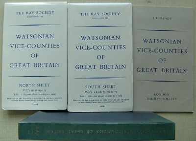 Watsonian Vice-Counties of Great Britain (two Map set)