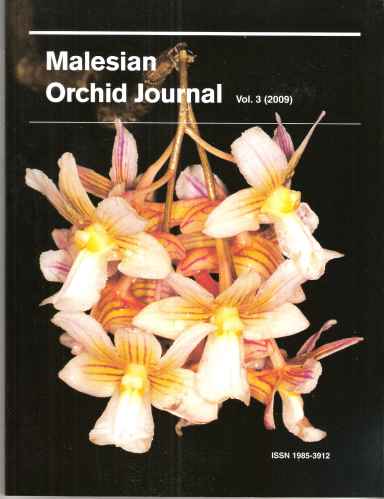 Image for Malesian Orchid Journal - a Bi-Annual Journal of Orchid Systematics, Morphology and Natural History. Volume 3.
