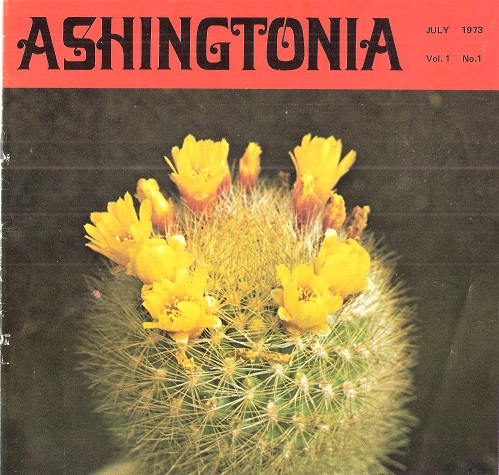 Image for Ashingtonia. Volume 1 numbers 1-12.