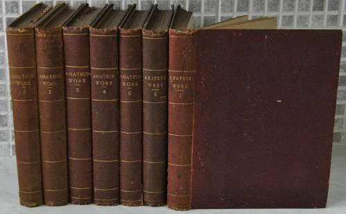 Image for AMATEUR WORK ILLUSTRATED - a practical magazine of constructive and decorative art and manual labour, with supplements containing designs and working drawings to scale for various pieces of work, useful and ornamental, & several hundreds of illustrations