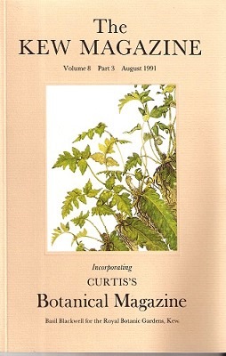 Image for The Kew Magazine ( Curtis's Botanical Magazine) Volume 8 Part 3 - Special Volume devoted to Ferns,