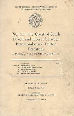 Image for The Coast of South Devon and Dorset Between Branscombe and Burton Bradstock (Geologist's Association Guide 23)