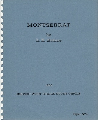 Image for Montserrat (British West Indies Study Circle Paper number 4)