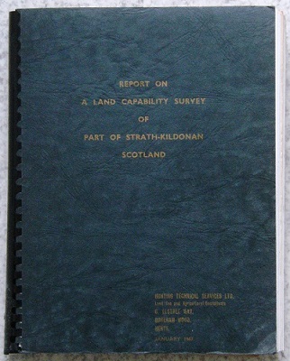 Image for Report on a Land Capability Survey of Part of Strath-Kildonan, Scotland