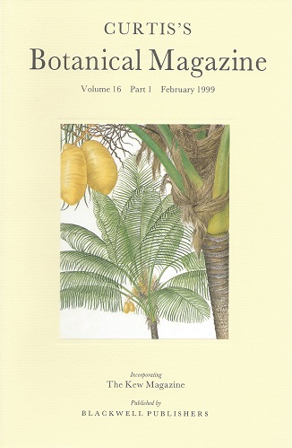 Image for Curtis's Botanical Magazine Volume 16 part 1 (incorporating The Kew Magazine) - 'John Gould, Curtis's Botanical Magazine and William Jameson'