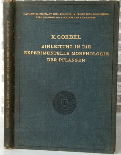 Image for Einleitung in die Experimentelle Morphologie der Pflanzen
