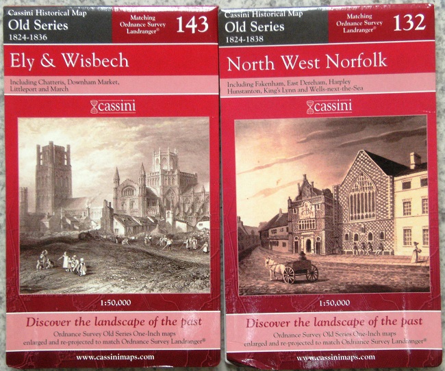 Image for Two Historical Maps - North-West Norfolk; Ely.