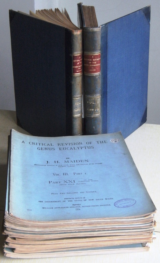 Image for A Critical Revision of the Genus Eucalyptus Volumes 1,2, 3, 4 & 6 (lacking a couple of parts)