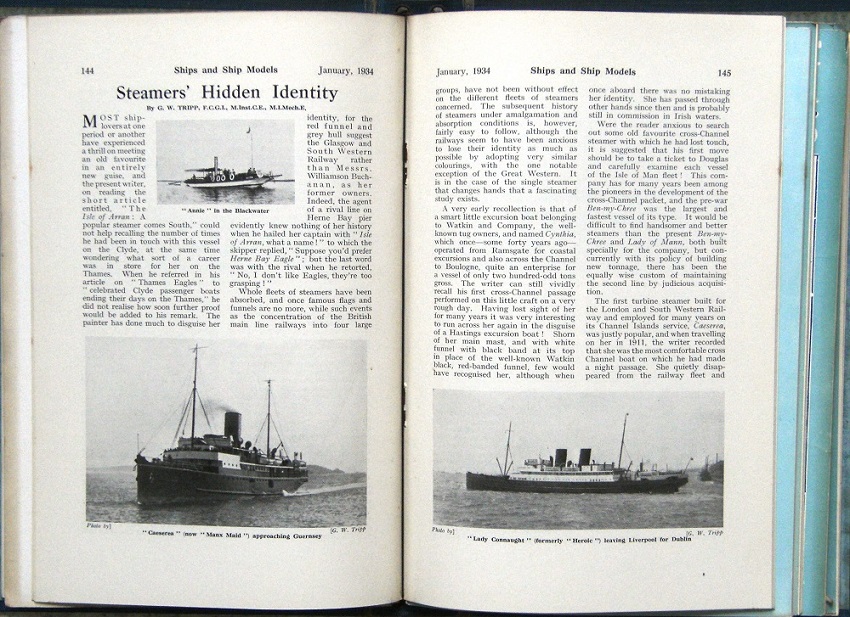 SHIPS AND SHIP MODELS A magazine for all lovers of ships and the sea