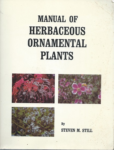 Image for Manual of Herbaceous Ornamental Plants