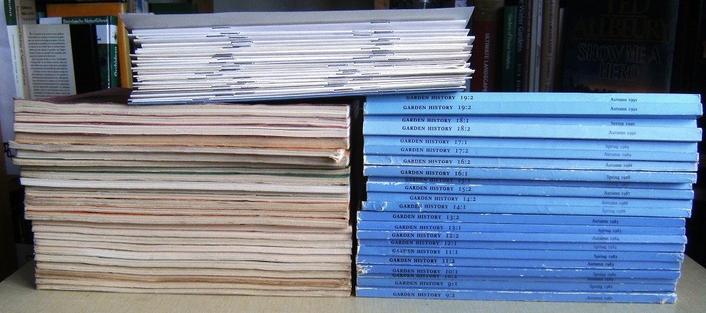 Image for Journal of the Garden History Society, Volumes 1 - 19 complete