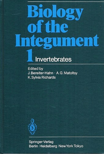 Image for Biology of the Integument, Volume 1 - Invertebrates