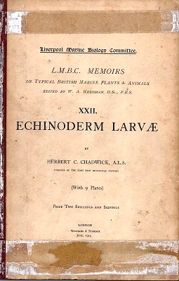 Image for Echinoderm Larvae (L.M.B.C. Memoirs on Typical British marine Plants and Animals, Number XXII)