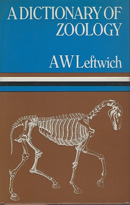 Image for A Dictionary of Zoology