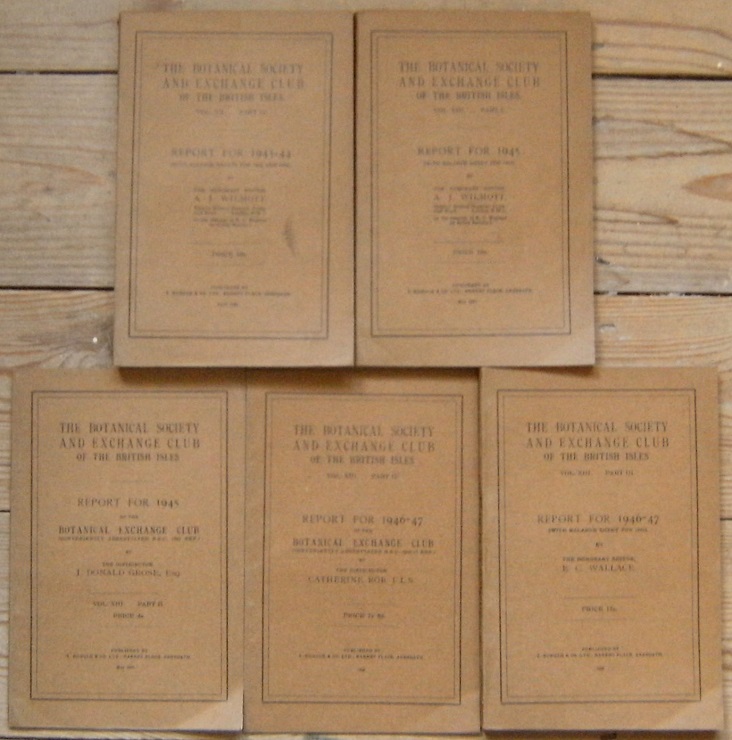 Image for Botanical Society and Exchange Club of the British Isles, Reports for 1943-44, 1945 and 1946- 1947.