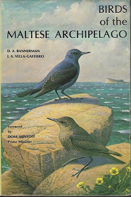 Image for Birds of the Maltese Archipelago   [Richard Fitter's copy]
