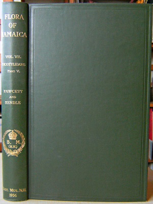 Image for Flora of Jamaica - Volume VII : Dicotyledons Rubiaceae to Compositae