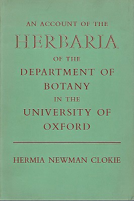Image for An Account of the Herbaria of the Departmeny of Botany in the University of Oxford