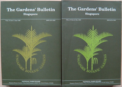 Image for A Catalogue of the Vascular Plants of Malaya (2 volumes)
