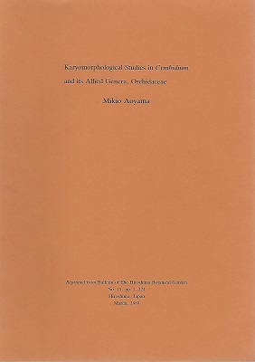 Image for Karyomorphological Studies in Cymbidium and its Allied genera, Orchidaceae
