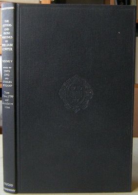 Image for The Letters and Prose Writings of William Cowper. Volume V - Prose 1756 - c.1799, and Cumulative Index