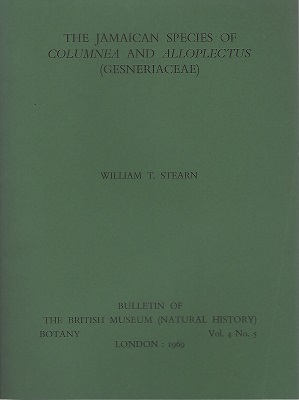 Image for The Jamaican Species of Columnea and Alloplectus (Gesneriaceae)