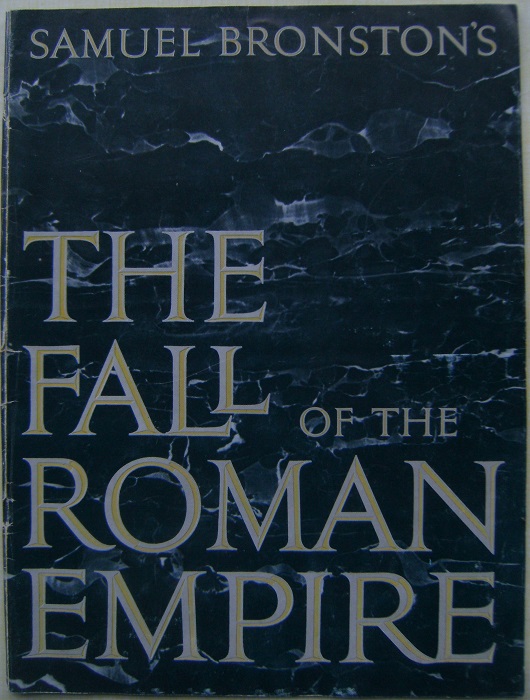 Image for Samuel Bronston's The Fall of the Roman Empire -  souvenir programme