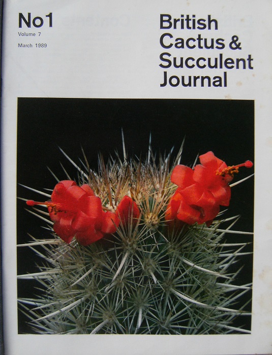 Image for British Cactus & Succulent Society Journal - Volumes 7, 8, and Volume 9 part 1 & 2