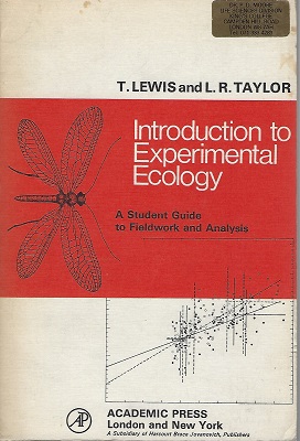 Image for Introduction to Experimental Ecology - a student guide to fieldwork and analysis (Peter Moore's copy)