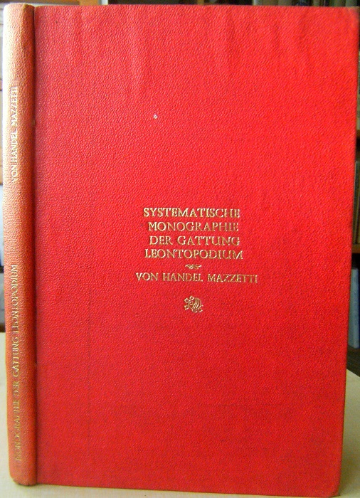 Image for Systematische Monographie der Gattung Leontopodium