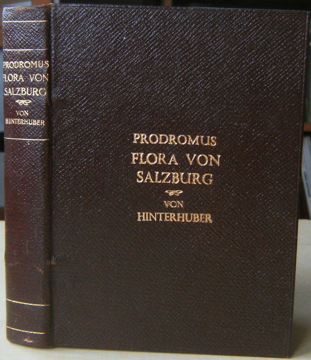Image for Prodromus einer Flora des Kronlandes Salzburg und dessen angränzenden Ländertheilen, als: Berchtesgaden, des k.k. Salzkammergutes nebst Mondsee, eines kleinen Theils des nördlichen Tirol mit Inbegriff des gesammten Zillerthales, von Heiligenblut