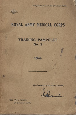 Image for Royal Army Medical Corps: Training Pamphlet No.3, (1944)