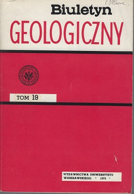 Image for Biuletyn GeologicznyVolume 19  (Peter Moore's copy)