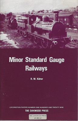Image for Minor Standard Gauge Railways