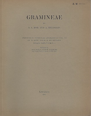 Image for Gramineae (printed in Symbolae Afghanicae Volume VI]   Eric Groves' copy