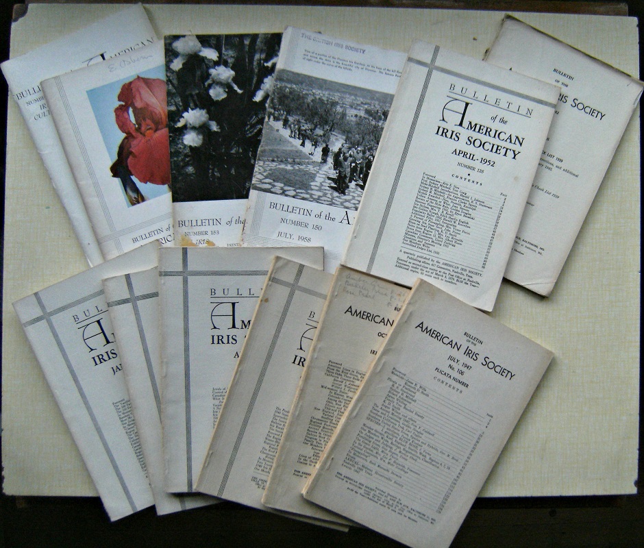 Image for Bulletin of the American Iris Society, Numbers 86, 106, 107, 111, 113, 118,124, 125, 150.153,156