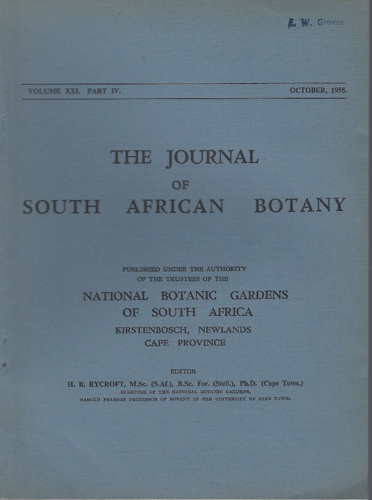 Image for The South African Species of Lightfootia [Eric Groves' copy]