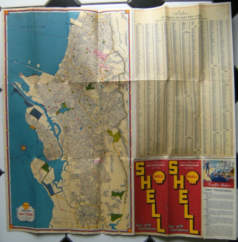 Image for Shell Street Guide and Metropolitan Map of San Francisco and Bay Cities