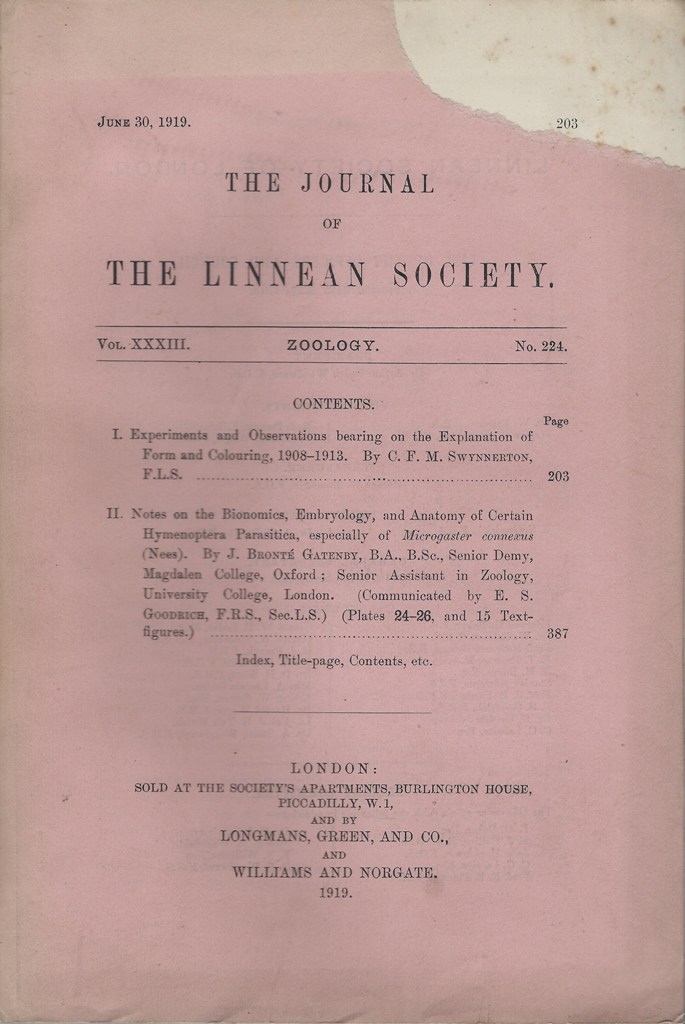 Image for Experiments and Observations Bearing on the Explanation of Form and Colour