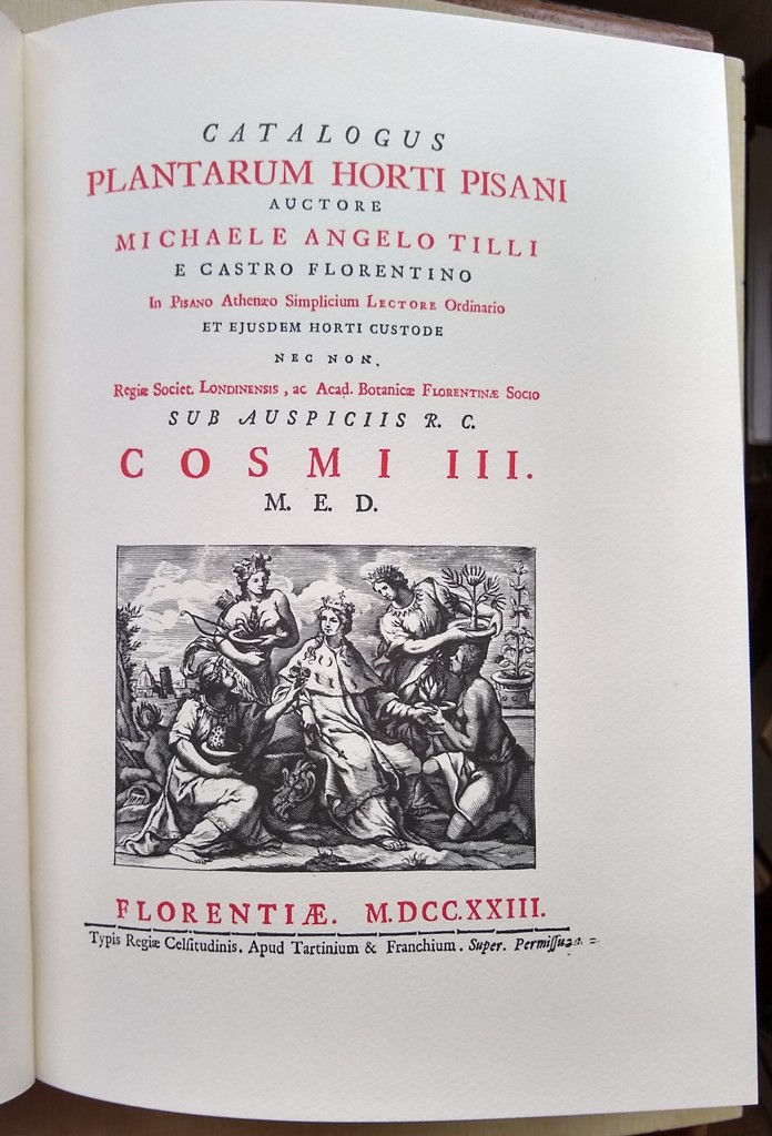 Catalogus plantarum horti Pisani / auctore Michaele Angelo Tilli e ...