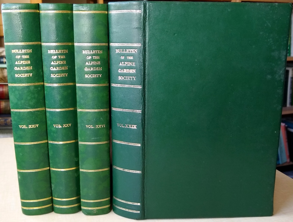 Image for Alpine Garden Society Bulletins Volumes 24, 25, 26 & 29 [numbers 103 - 114, and  123 - 126]