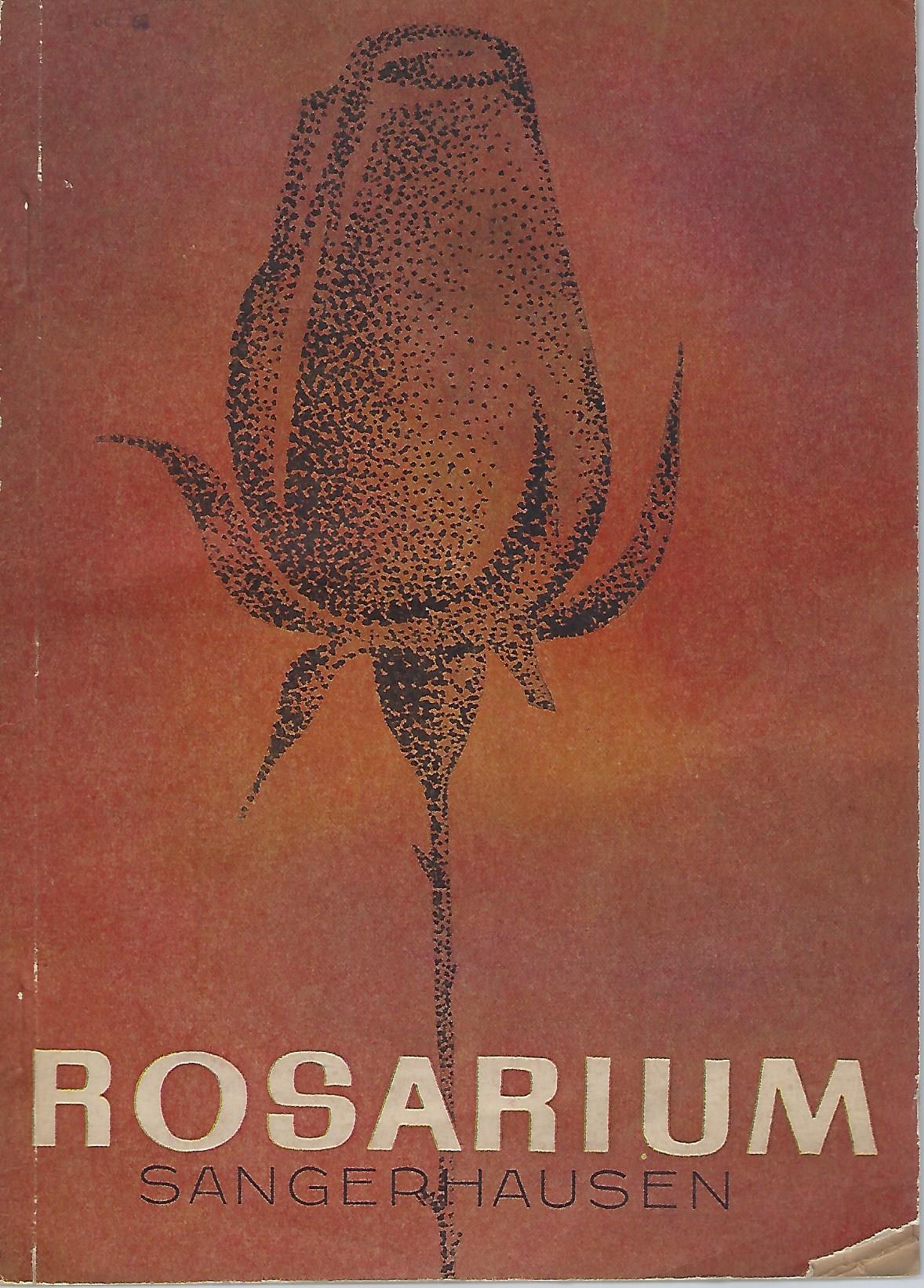 Image for Rosarium Sangerhausen - Rozenverzeichnis nach  dem Stand des Jahres 1962