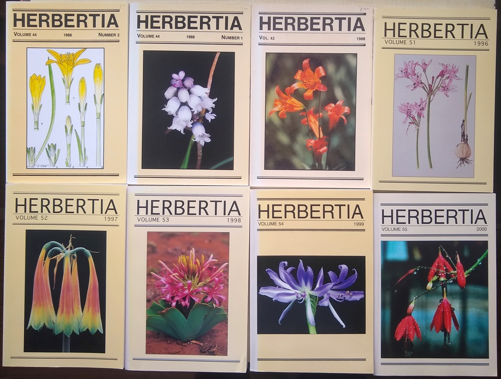 Image for Herbertia. Volumes 42, 44 (in two parts), 51, 52, 53, 54, & 55.