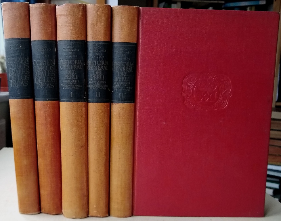 Image for Comentarios Reals De los Incas. 5 volumes ( including  Historia General del Peru )