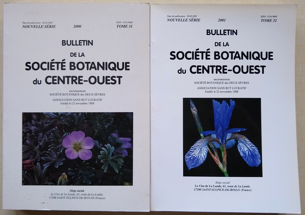 Image for Bulletin de la Societe Botanique du Centre-Ouest.  Volumes 31 & 32